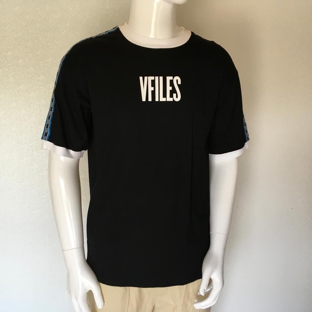VFILES Black Ringer  T-Shirt  XS Authentic gi 33